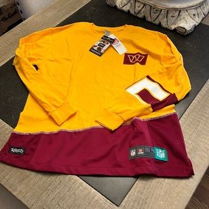 NWT ⭐️ Washington Commanders long sleeve Tee